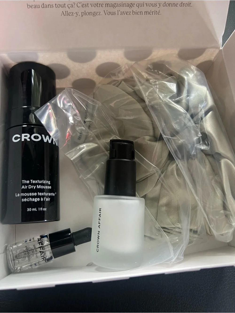 Crown Affair Retails $53 Hydration Texture Set